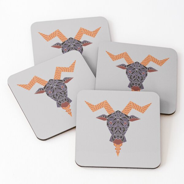 Item preview, Colourful Geometric Goat designed and sold by WildGeometric.