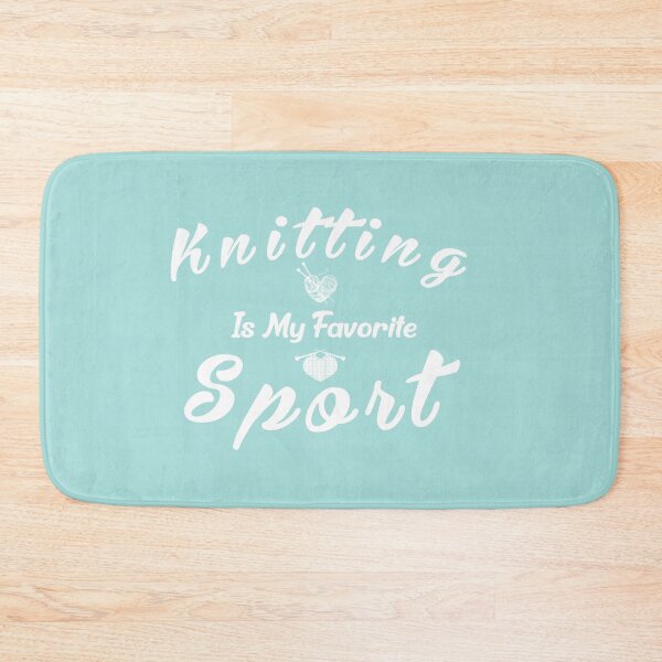 Item preview, Knitting Is My Favorite Sport:Funny Handicraft Needlework Gift Idea. designed and sold by cutitoutsir.