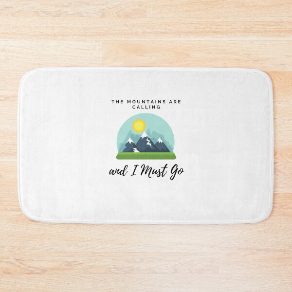 Item preview, The Mountains are calling and I must GO, special gift for Campers or Van lifers, Modern Nomads, Van Lovers, Mountaineers designed and sold by popotamfriends.