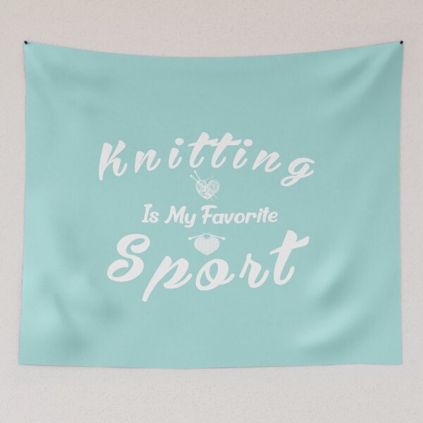 Item preview, Knitting Is My Favorite Sport:Funny Handicraft Needlework Gift Idea. designed and sold by cutitoutsir.