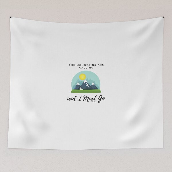 Item preview, The Mountains are calling and I must GO, special gift for Campers or Van lifers, Modern Nomads, Van Lovers, Mountaineers designed and sold by popotamfriends.