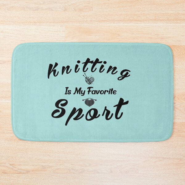 Item preview, Knitting Is My Favorite Sport:Funny Handicraft Needlework Gift Idea. designed and sold by cutitoutsir.