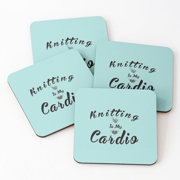 Item preview, Knitting Is My Cardio:Funny Handicraft Needlework Gift Idea. designed and sold by cutitoutsir.