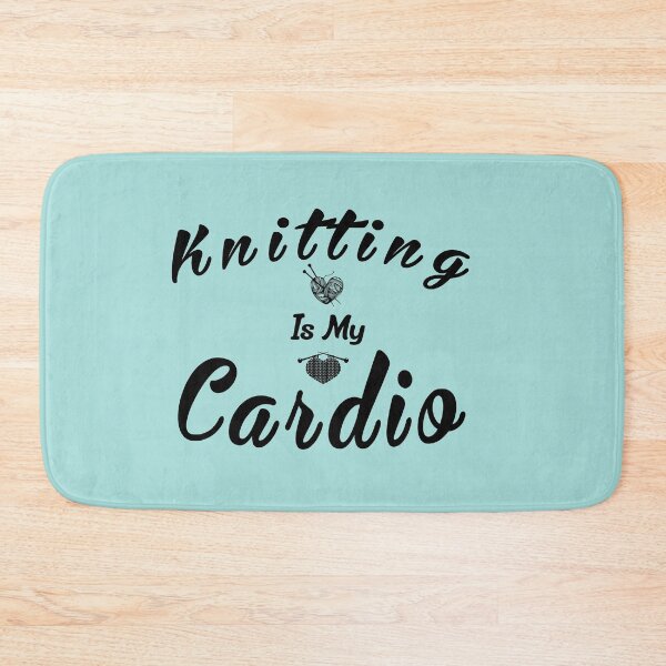 Item preview, Knitting Is My Cardio:Funny Handicraft Needlework Gift Idea. designed and sold by cutitoutsir.