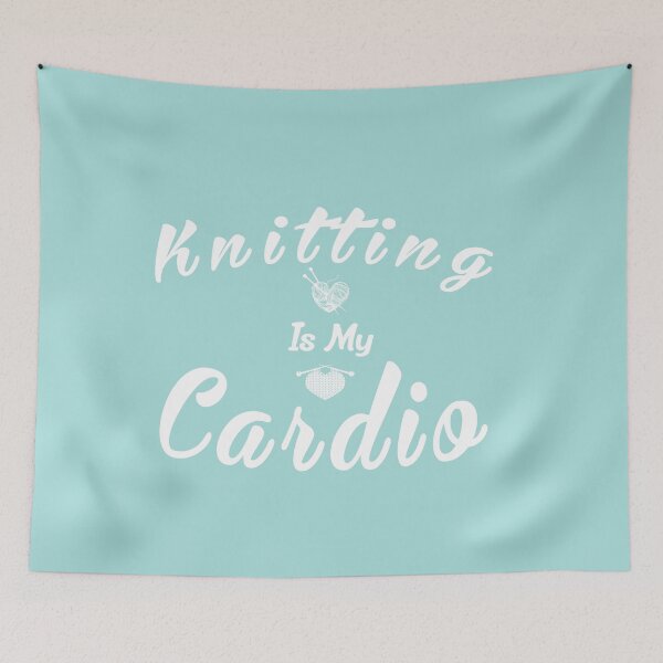 Item preview, Knitting Is My Cardio:Funny Handicraft Needlework Gift Idea. designed and sold by cutitoutsir.