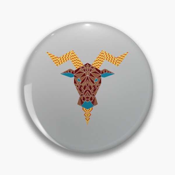 Item preview, Colourful Geometric Goat designed and sold by WildGeometric.