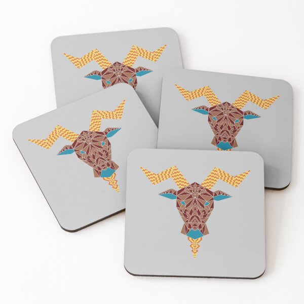 Item preview, Colourful Geometric Goat designed and sold by WildGeometric.