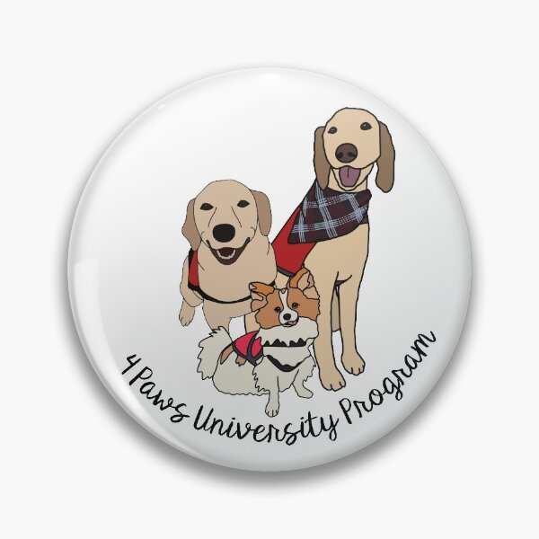 Item preview, 4 paws university program designed and sold by Danielle Villhard.