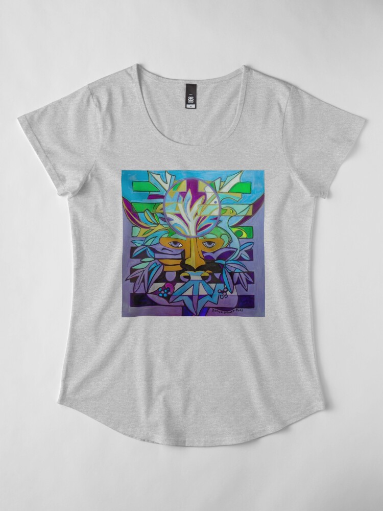 Alternate view of Hexagram 24: Fu (Turning Point) Premium Scoop T-Shirt