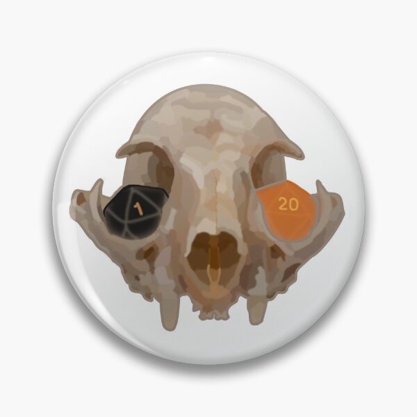 Item preview, Dungeons and dragons skull designed and sold by mishaspickle.