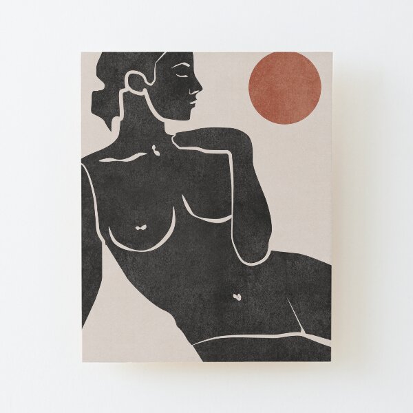 Erotic Art Wood Mounted Print