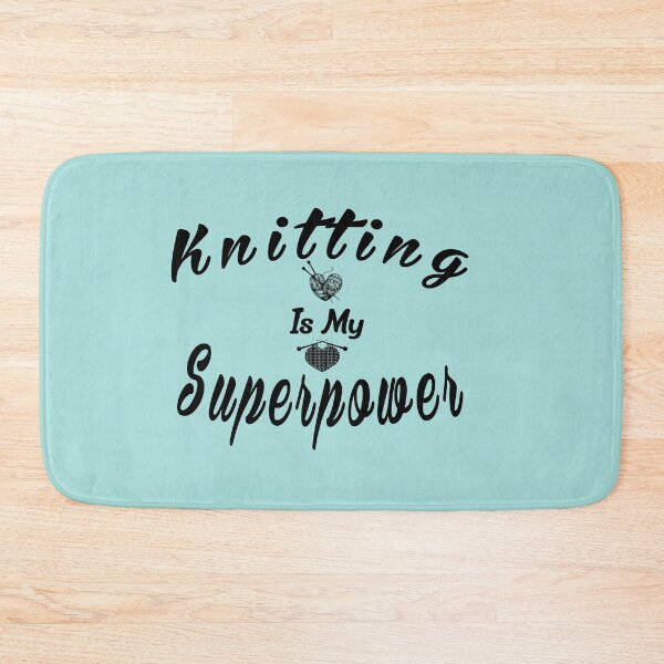 Item preview, Knitting Is My Superpower:Funny Handicraft Needlework Gift Idea. designed and sold by cutitoutsir.