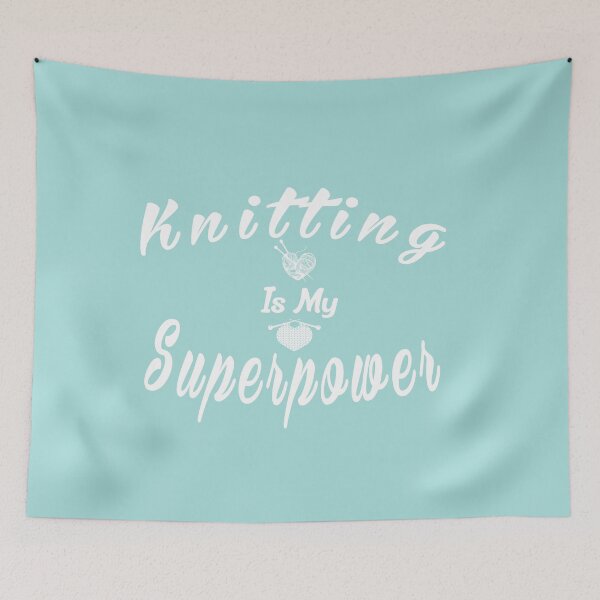 Item preview, Knitting Is My Superpower:Funny Handicraft Needlework Gift Idea. designed and sold by cutitoutsir.