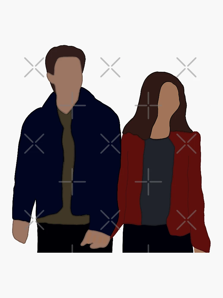 Davina Claire and Kol Mikaelson Sticker for Sale by alisejdesigns