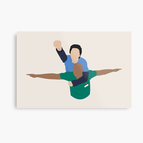Scrubs Eagle Metal Print