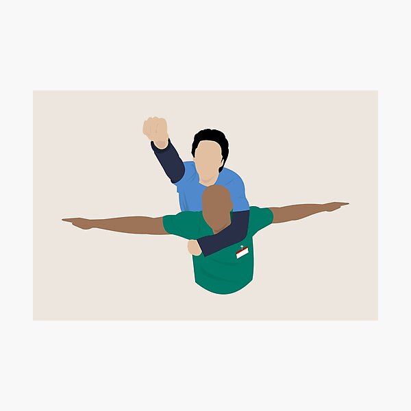 Scrubs Eagle Photographic Print