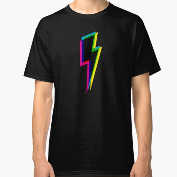 CMYK lightning (black) Classic T-Shirt