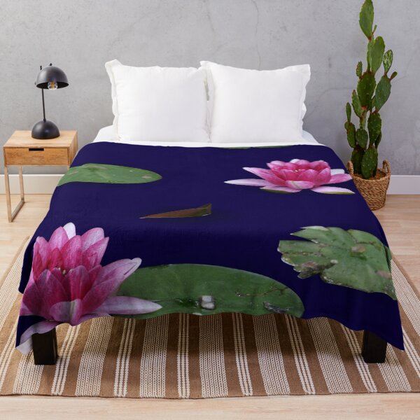 Item preview, pink water lilies pond lake designed and sold by ChrissiCreation.