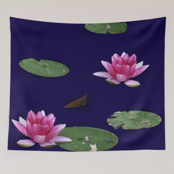 Item preview, pink water lilies pond lake designed and sold by ChrissiCreation.