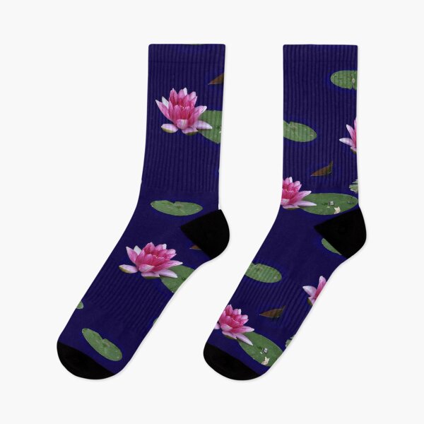 Item preview, pink water lilies pond lake designed and sold by ChrissiCreation.