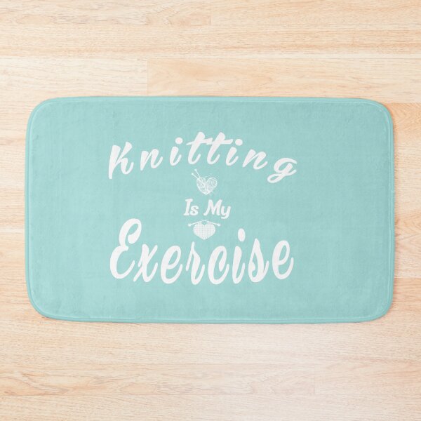 Item preview, Knitting Is My Exercise:Funny Handicraft Needlework Gift Idea. designed and sold by cutitoutsir.