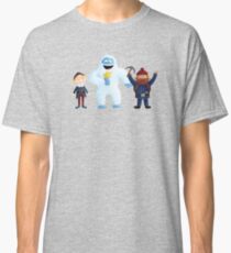 Yukon, Hermey and the Bumble in Teal Classic T-Shirt