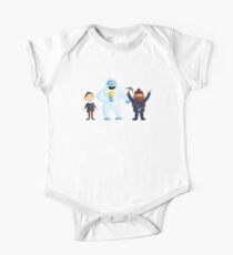 Yukon, Hermey und das Bumble in Teal Baby Body Kurzarm