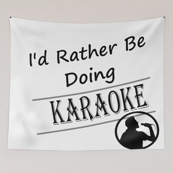 Item preview, Id rather be doing karaoke designed and sold by Darksun427.