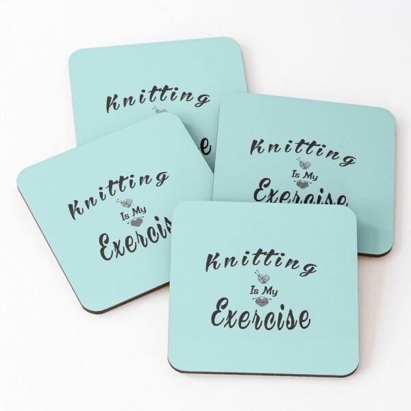 Item preview, Knitting Is My Exercise:Funny Handicraft Needlework Gift Idea. designed and sold by cutitoutsir.