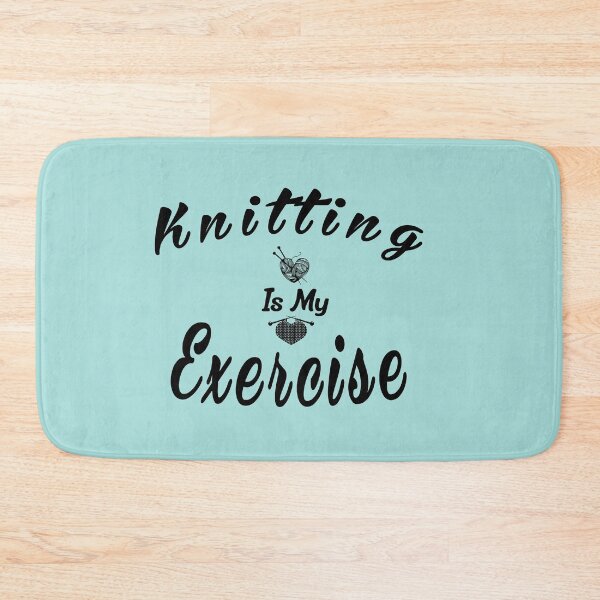Item preview, Knitting Is My Exercise:Funny Handicraft Needlework Gift Idea. designed and sold by cutitoutsir.