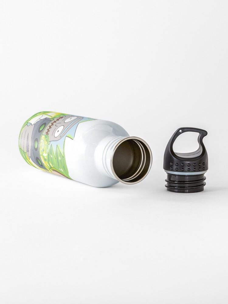 Alternate view of Rick and Morty with Portal Gun Water Bottle
