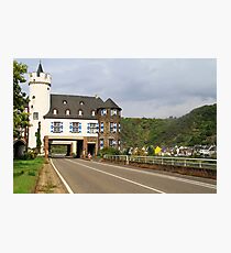 On the Mosel river Germany Photographic Print