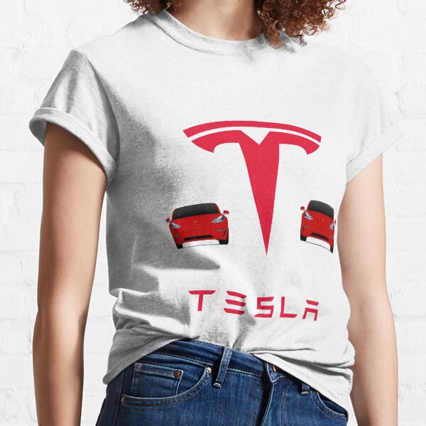 tesla model 3 t shirt