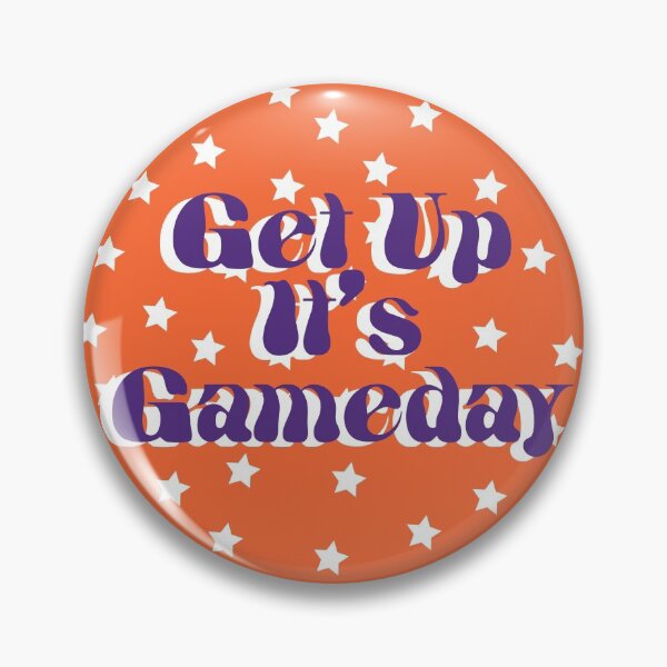 Item preview, Get Up It's Gameday Sticker/Pin designed and sold by jdchapp.