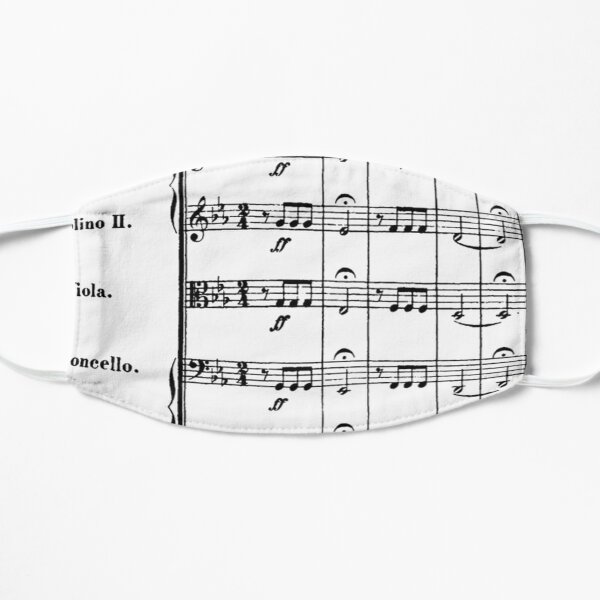 Beethoven's 5th Symphony Flat Mask