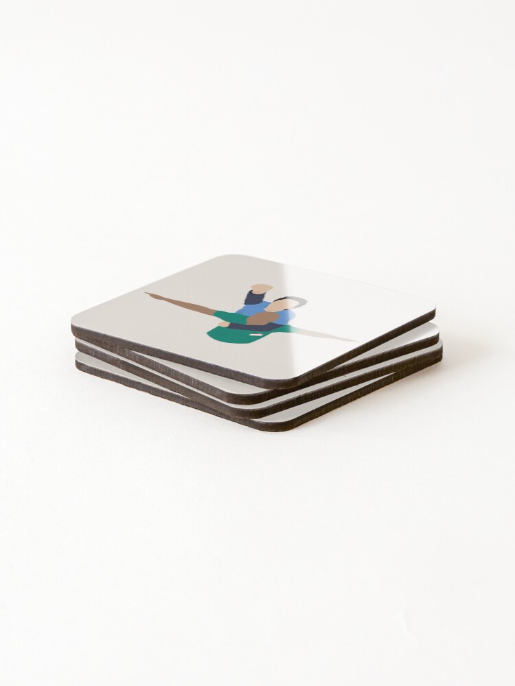 Alternate view of Scrubs Eagle Coasters (Set of 4)