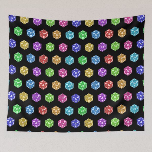 Item preview, D20 - Black designed and sold by JoanNinjaHen.