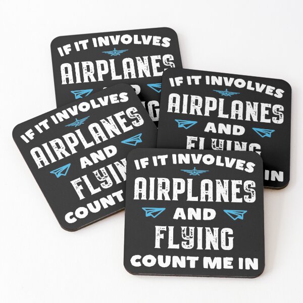 Item preview, If It Involves Airplanes And Flying Count Me In designed and sold by inkedtee.