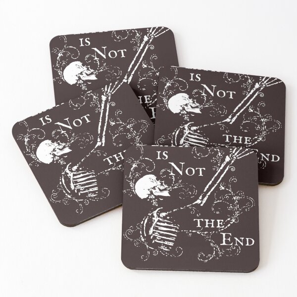 Item preview, Elmoryn's Death is Not the End (white print) designed and sold by Chris Philbrook.