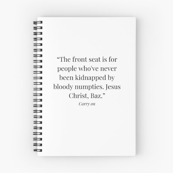 Item preview, Carry on quote numpties designed and sold by Amelieva.