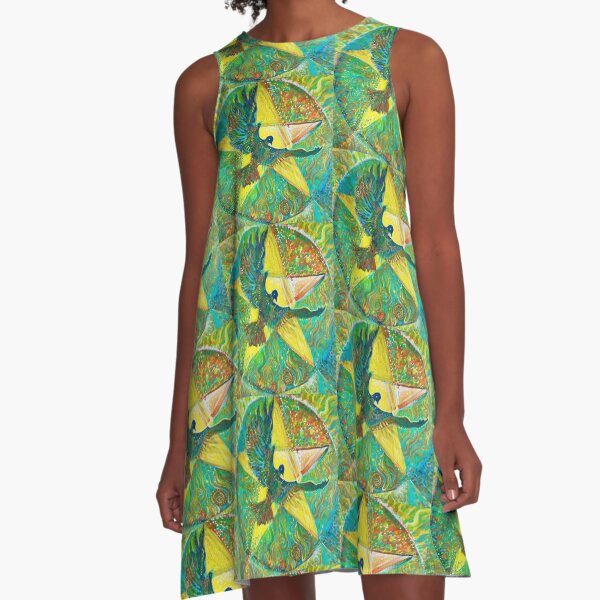 Peace Dove A-Line Dress