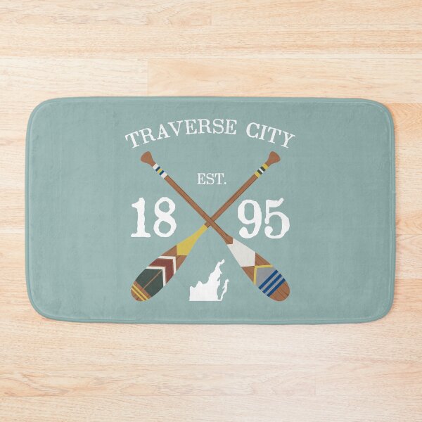 Item preview, Paddle Traverse City, Michigan Lake Life Painted Oars designed and sold by GreatLakesLocal.