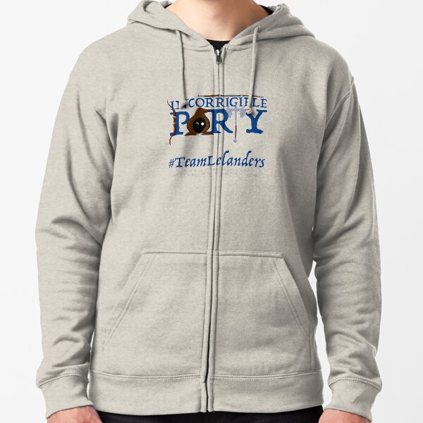 Incorrigible Party - Team lelanders Zipped Hoodie