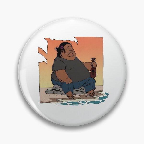Item preview, "IZ" Israel Kamakawiwoʻole Cartoon designed and sold by slinkraz.