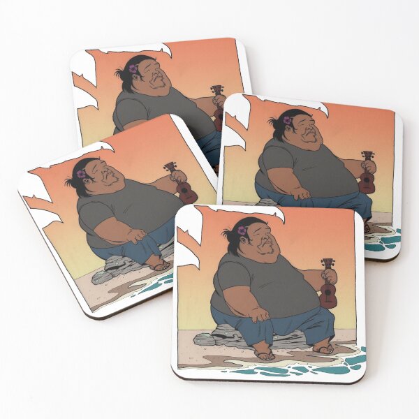 Item preview, "IZ" Israel Kamakawiwoʻole Cartoon designed and sold by slinkraz.