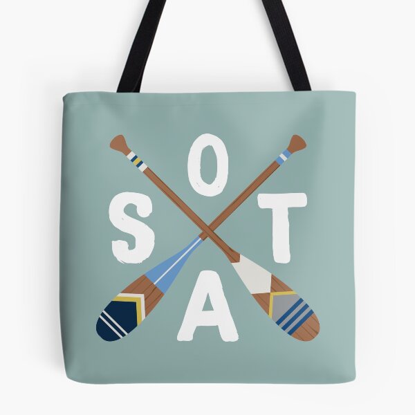 Item preview, Paddle Minnesota, SOTA Lake Life Painted Oars designed and sold by GreatLakesLocal.
