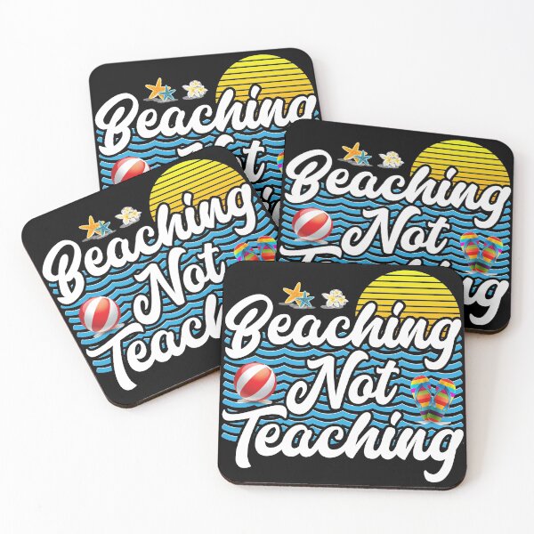 Item preview, Beaching Not Teaching Funny Teacher Summer designed and sold by inkedtee.