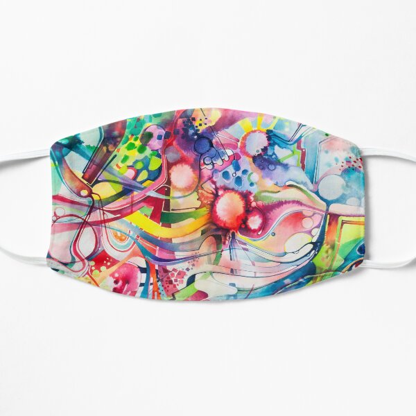 Nice Clowns You Got There - Watercolor Flat Mask