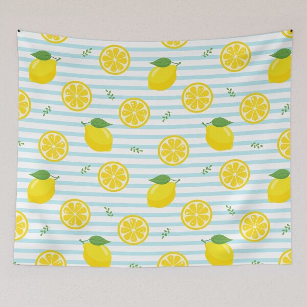 Item preview, Lemon stripe pattern designed and sold by soyon.