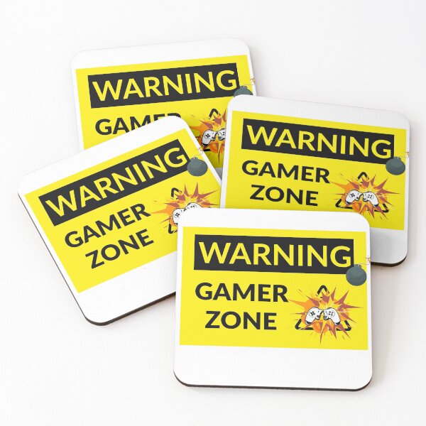 Item preview, Warning Gamer Zone - gamer sticker designed and sold by Mariokao.